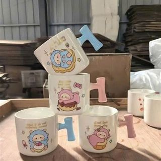 Cốc Sứ Họa Tiết Gấu Cute (THÙNG 80C)