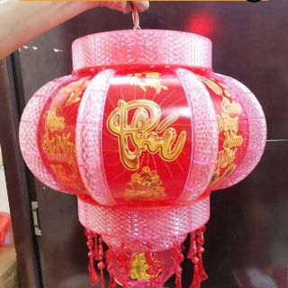 LỒNG ĐÈN LED ĐIỆN XOAY 360 2 TẦNG 8850 (T16)