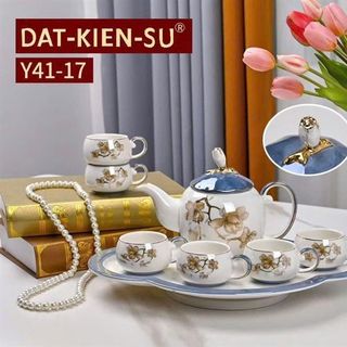 Bộ Ấm Chén Kèm Khay Y41-17 ( THÙNG 12B )