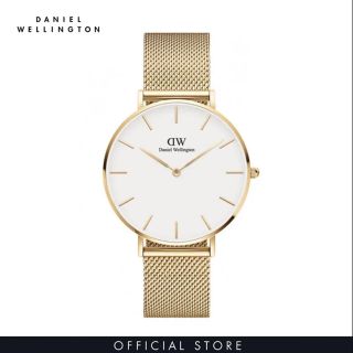 ĐỒNG HỒ NAM NỮ CAO CẤP DANIEL W DÂY LƯỚI VÀNG HỘP NƠ TEM