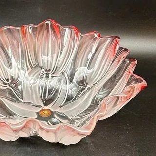 TÔ THUỶ TINH TULIP MÀU 28CM (T6)