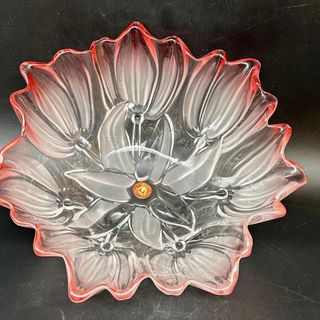 TÔ THUỶ TINH TULIP MÀU 28CM (T6)