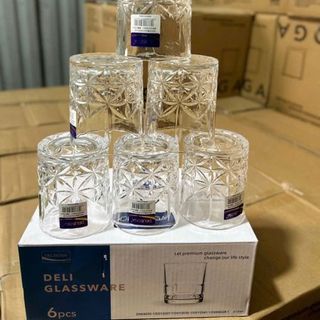 Bộ 6 Cốc Thủy Tinh 205ML ( THÙNG 12B )