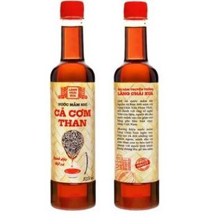 NƯỚC MẮM NHỈ CÁ CƠM THAN 525ML - LÀNG CHÀI XƯA