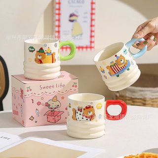 Cốc Sứ Họa Tiết Gấu Cute (THÙNG 80C)