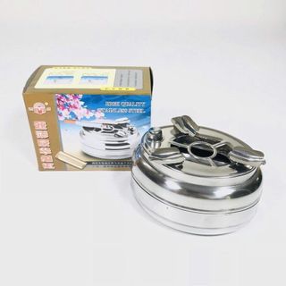 GẠT TÀN THUỐC INOX NÚT BẤM (T50)