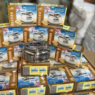 GẠT TÀN THUỐC INOX NÚT BẤM (T50)