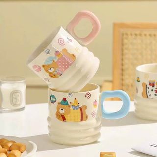 Cốc Sứ Họa Tiết Gấu Cute (THÙNG 80C)