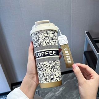 CGN Cốc Giữ Nhiệt Coffe Dáng Dài Họa Tiết 500ML (THÙNG 60C)