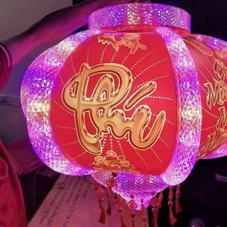 LỒNG ĐÈN LED ĐIỆN XOAY 360 4 TẦNG 8880 (T12)