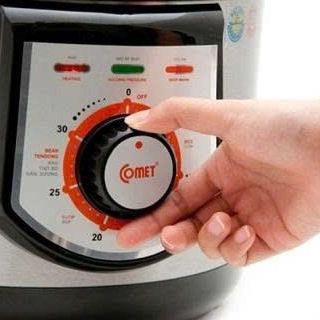 NỒI ÁP SUẤT ĐIỆN INOX NẮP RỜI COMET CM6151 (T2)