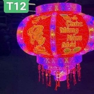 LỒNG ĐÈN LED ĐIỆN XOAY 360 4 TẦNG 8810 (T12)