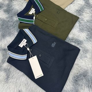 Polo nam.  Chất cotton len tổng ông dệt kim