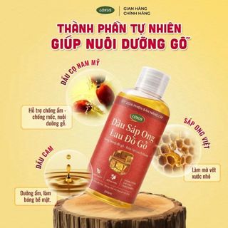 {TẾT 2026} Dầu sáp ong lau đồ gỗ Đại Lâm Mộc- Đánh bóng, làm mới, bảo vệ độ bền gỗ, hỗ trợ ngăn mối mọt, nấm mốc.