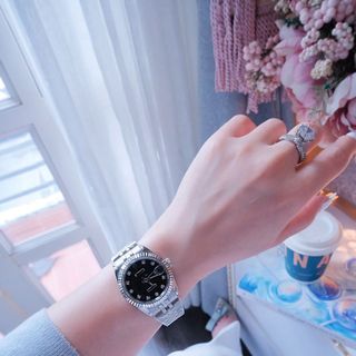 ĐỒNG HỒ NAM NỮ CAO CẤP RÔLET DÂY THÉP MẶT TRƠN NIỀNG KHÍA MỚI VỀ BA SIZE