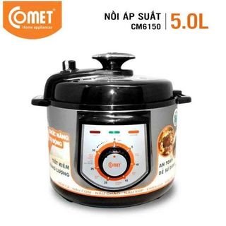 NỒI ÁP SUẤT ĐIỆN INOX NẮP RỜI COMET CM6150 (T2)