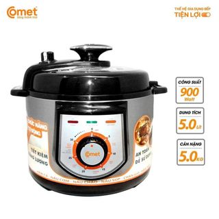 NỒI ÁP SUẤT ĐIỆN INOX NẮP RỜI COMET CM6150 (T2)