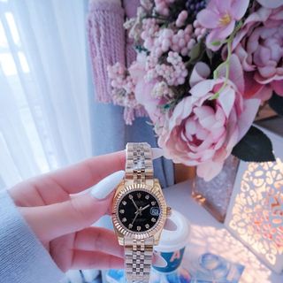 ĐỒNG HỒ NAM NỮ CAO CẤP RÔLET DÂY THÉP MẶT TRƠN NIỀNG KHÍA MỚI VỀ