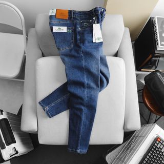 Jean dài nam. Chất jean dầy dặn, co giãn, fom slim full tem tag