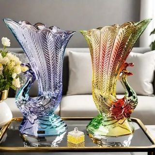 Lọ Hoa, Bình Hoa Con Công VT-28 Xanh (THÙNG 12C)