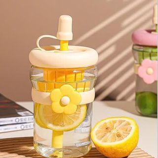 Cốc Thủy Tinh bọc đai hoa ( THÙNG 68C )