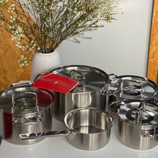 Nồi Inox "Nồi thấp 30x21" - 12.5L (THÙNG 4C)