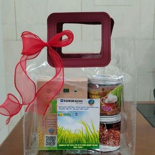 [Tandat Organic] Bột gạo lứt Hồng Ngọc 350g giúp ổn định đường huyết, dạ dày, thoái hóa khớp 100% Organic USDA, EU, JAS, Canada