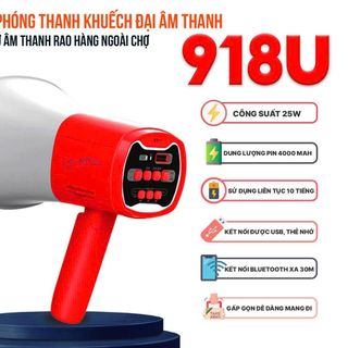 LOA PHÓNG THANH BLUETOOTH 2 PIN E-918U