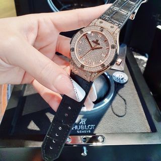 SĂN SALE ĐỒNG HỒ COUPLE CAO CẤP HULOT MẶT FULL HỘT NIỀNG ĐỒNG