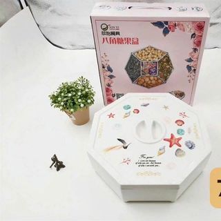 Nhựa - Khay Mứt Có Quai Cầm Kèm Họa Tiết 7021 ( THÙNG 14B )