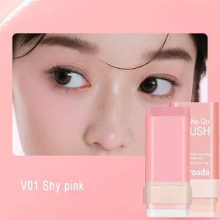 Thỏi Má Hồng Đa Năng Shiroada On The Go Blush 19g – Dưỡng Ẩm, Lên Màu Tự Nhiên Cho Môi, Má, Mắt