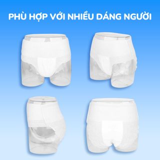 Băng vệ sinh quần siêu mỏng Topgia bịch 5 miếng vải không dệt mềm mại, thấm hút tốt khô ráo