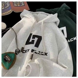 Áo khoác hoodie nam nữ LUCKY BLACK