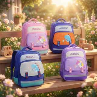 BALO TIỂU HỌC HOẠT HÌNH KHỦNG LONG – KÌ LÂN CỰC XINH A0733 - PIPI STORE