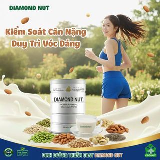 Sữa hạt dinh dưỡng thuần chay Diamond Nut Hộp 800g - 9 loại hạt cao cấp, không chất bảo quản, không đường tinh luyện