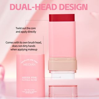 Thỏi Má Hồng Đa Năng MEDIAN On The Go Blush 19g – Dưỡng Ẩm, Lên Màu Tự Nhiên Cho Môi, Má, Mắt