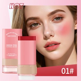 Thỏi Má Hồng Đa Năng MEDIAN On The Go Blush 19g – Dưỡng Ẩm, Lên Màu Tự Nhiên Cho Môi, Má, Mắt
