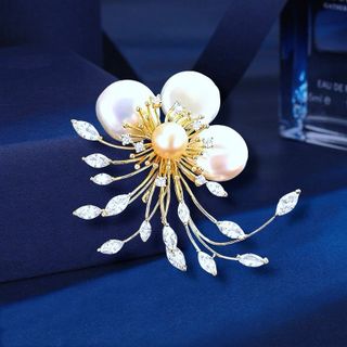 Ghim cài áo hình gia mai thời trang cao cấp dành cho nam nữ 5.5cm