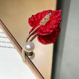 Ghim cài áo hình gia mai thời trang cao cấp dành cho nam nữ 5.5cm