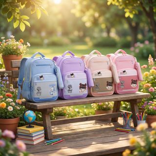 BALO TIỂU HỌC HOẠT HÌNH NATRA VUI NHỘN A8619 - PIPI STORE