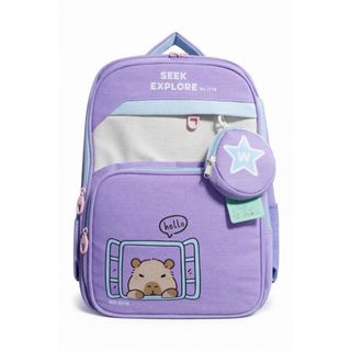 BALO TIỂU HỌC HOẠT HÌNH CAPIPARA & KHỦNG LONG A2618 - PIPI STORE