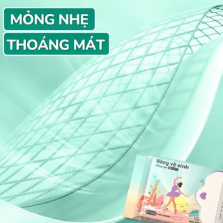 Băng vệ sinh nữ Topgia dùng hằng ngày thoáng khí thoải mái ngày dài, vải dệt mềm mại an toàn cho da