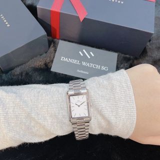 ĐỒNG HỒ NỮ CAO CẤP D WELLINGTON BOUND DÂY THÉP MẶT CN HỘP NƠ TEM