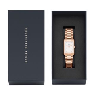 ĐỒNG HỒ NỮ CAO CẤP D WELLINGTON BOUND DÂY THÉP MẶT CN HỘP NƠ TEM