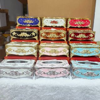 Hộp Đựng Giấy Kim Loại Rẻ Nhiều Màu (THÙNG 60C)