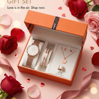 SET VALENTINE DANIEL W PETITE LƯỚI VÀ DA FULL TRANG SỨC
