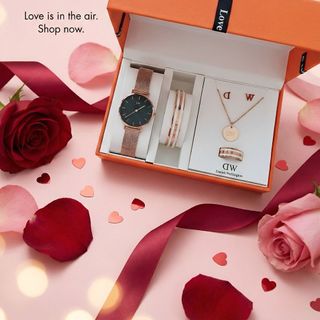 SET VALENTINE DANIEL W PETITE LƯỚI VÀ DA FULL TRANG SỨC