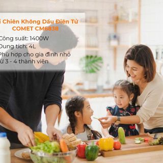 NỒI CHIÊN KHÔNG DẦU ĐIỆN TỬ COMET CM6838