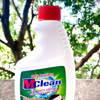 Siêu Tẩy Xoong Nồi Mclean 300ml Không Ăn Mòn - Tẩy Sạch Dầu Mỡ, Cặn Cháy Cứng Đầu Tặng Miếng Cọ Rửa