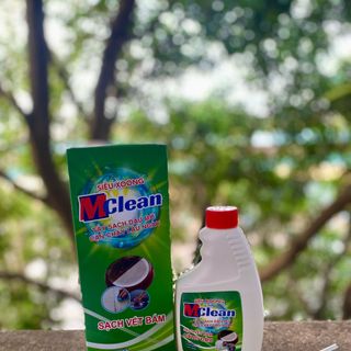 Siêu Tẩy Xoong Nồi Mclean 300ml Không Ăn Mòn - Tẩy Sạch Dầu Mỡ, Cặn Cháy Cứng Đầu Tặng Miếng Cọ Rửa